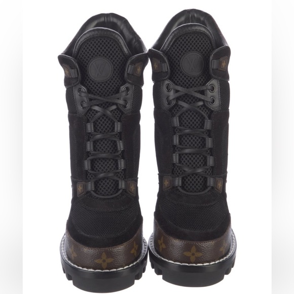 Louis Vuitton Suede Monogram boots - Picture 2 of 4